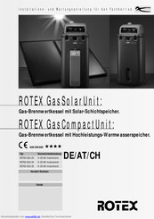 Rotex GCU 35 Installations- Und Wartungsanleitung