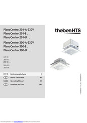 ThebenHTS PlanoCentro 201-U-230V Bedienungsanleitung