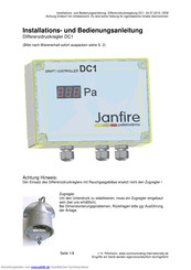 janfire DC1 Installations- Und Bedienungsanleitung
