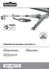 FLORABEST FAHE 20-Li A1 Originalbetriebsanleitung