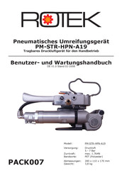 Rotek PM-STR-HPN-A19 Benutzer- Und Wartungshandbuch