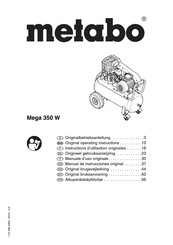 Metabo Mega 350 W Originalbetriebsanleitung