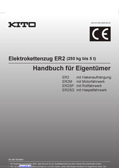 KITO ER2SG Serie Handbuch