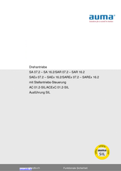 AUMA SAREx 07.2 Handbuch