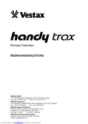 Vestax handy trax Bedienungsanleitung