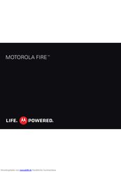 Motorola Fire XT311 Handbuch
