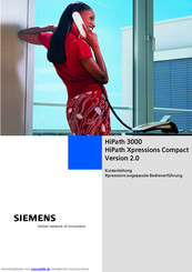 Siemens HiPath Xpressions Compact Handbuch