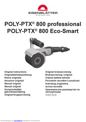 eisenblatter POLY-PTX 800 Eco-Smart Originalbetriebsanleitung