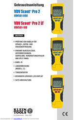 Klein Tools VDV501-108 Gebrauchsanleitung