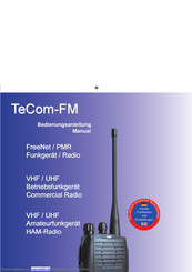 Team TeCom-FM Bedienungsanleitung