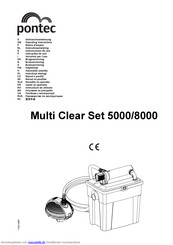 Pontec Multi Clear Set 8000 Gebrauchsanweisung