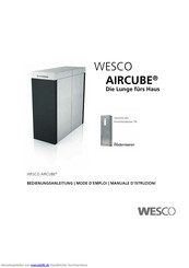 WESCO AIRCUBE ACF 60 Bedienungsanleitung