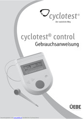uebe cyclotest control Gebrauchsanweisung