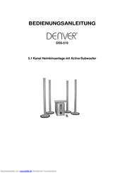 Denver DSS-510 Bedienungsanleitung