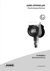 JUMO B 404385.0 Betriebsanleitung