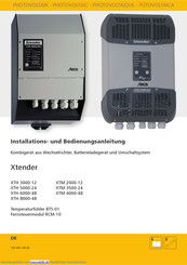 teca Xtender XTM 3500-24 Installations- Und Bedienungsanleitung