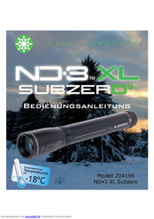 Laser Genetics ND3 XL SubZero Bedienungsanleitung