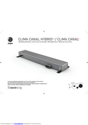 Jaga CLIMA CANAL HYBRID Montageanleitung