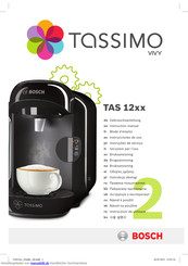Bosch Tassimo TAS12 Serie Gebrauchsanleitung