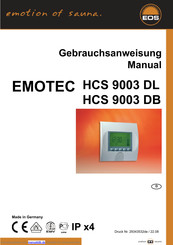 EOS EMOTEC HCS 9003 DL Gebrauchsanweisung