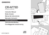 Onkyo CR-N775D Bedienungsanleitung