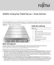 FUJITSU SPARC Enterprise T5220 Erste Schritte