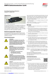 WAREMA EWFS Bedienungs- Und Installationsanleitung