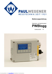Paul Wegener PWBlogg N7 Bedienungsanleitung