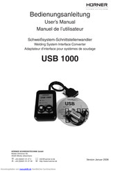 HÜRNER USB 1000 Bedienungsanleitung