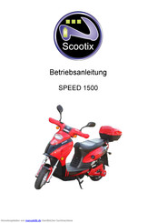 Scootix SPEED 1500 Betriebsanleitung