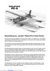 Pilatus Porter PC-6 Bauanleitung