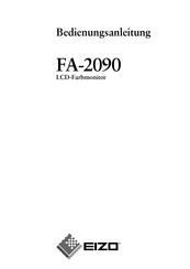 Eizo FA-2090 Bedienungsanleitung