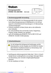 Theben SPHINX 105-300 KNX Bedienungsanleitung