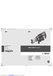 Bosch GBH 2-23 REA Professional Originalbetriebsanleitung