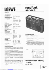 Loewe 58201 Anweisung