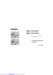 Siemens 5WG1 372-5EY02 Bedienungsanleitung