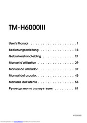 Epson TM-H6000III Bedienungsanleitung