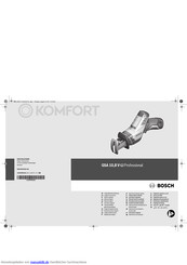 Bosch GSA 10,8 V-LI Professional Originalbetriebsanleitung