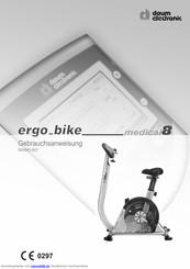 Daum electronic Ergo Bike Medical 8 Gebrauchsanweisung