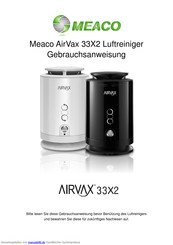 Meaco AirVax 33X2 Gebrauchsanweisung