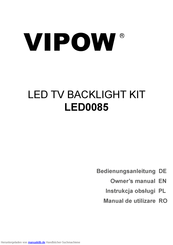 Vipow LED0085 Bedienungsanleitung