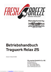 Fresh Breeze Tragwerk Relax 25 Betriebshandbuch