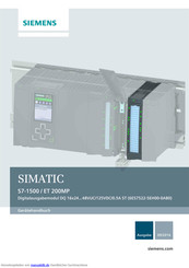 Siemens SIMATICET 200MP Gerätehandbuch