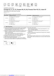 Proline Promass 84 Einbauanleitung