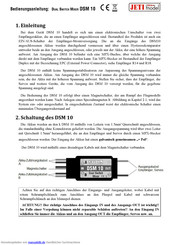 JETI model DSM 10 Bedienungsanleitung