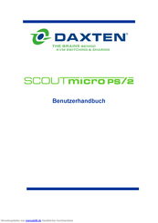 Daxten SCOUTmicro PS/2 Benutzerhandbuch