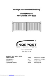 Norport AUTOPORT 3000 Originalbetriebsanleitung