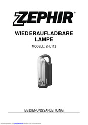 Zephir ZHL112 Bedienungsanleitung