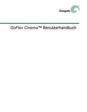 Seagate GoFlex Cinema Benutzerhandbuch