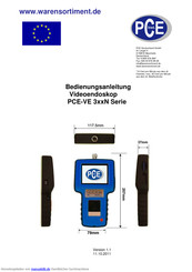 PCE Instruments PCE-VE 330 Bedienungsanleitung